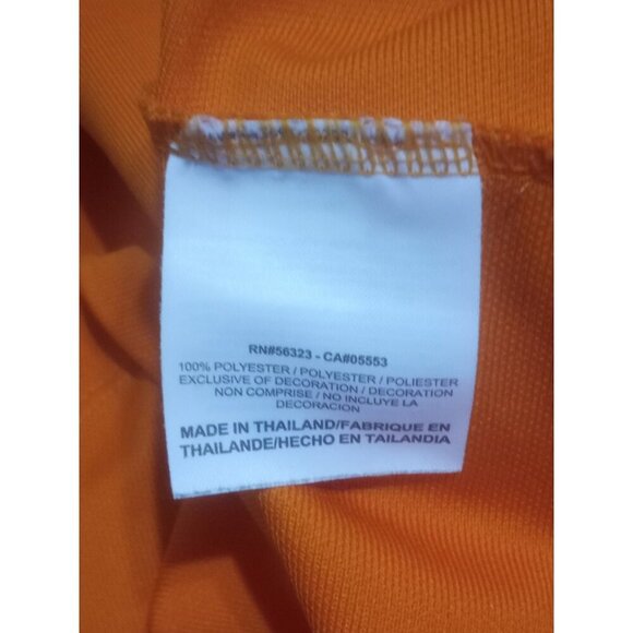 Nike GOLF Dri Fit Polo Shirt Mens XL Solid Orange Performance Collared - Picture 9 of 12